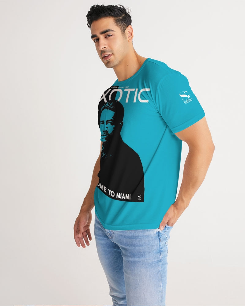 EXOTIC MOVIE TEE Santiago Acosta TEAL