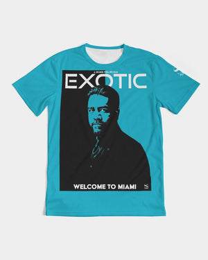 EXOTIC MOVIE TEE Santiago Acosta TEAL