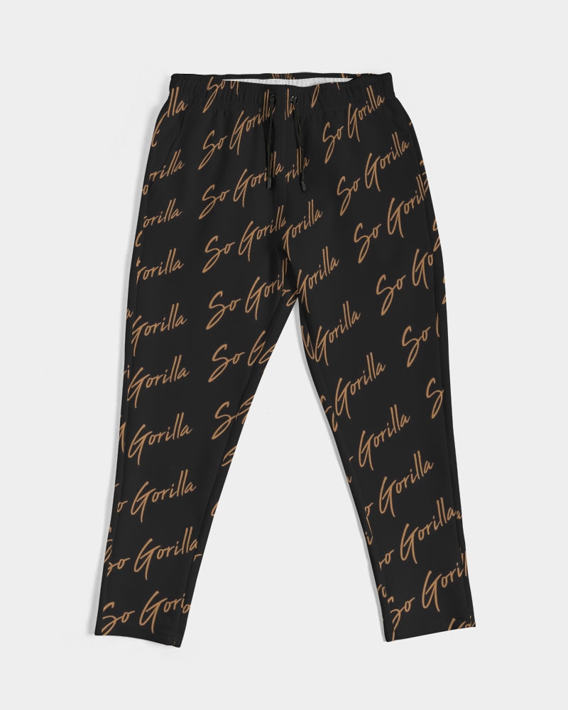 So Gorilla Black and Gold Men's Joggers