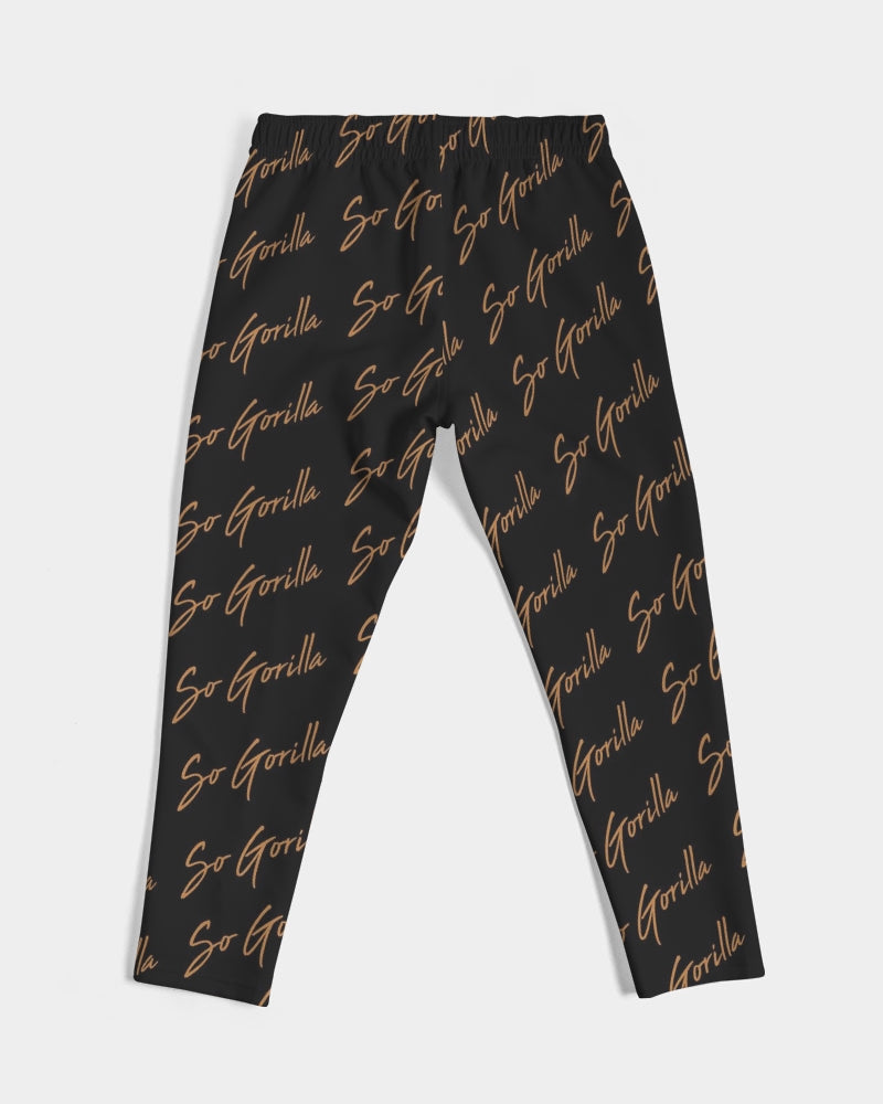 So Gorilla Black and Gold Men's Joggers