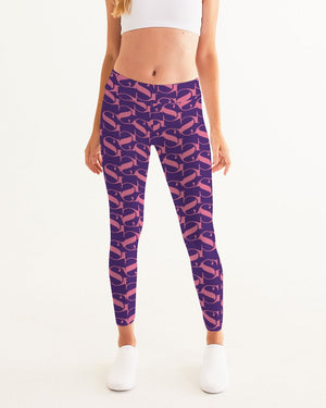 SG Pattern Purple and Pink Women's Yoga Pants