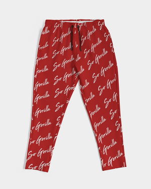 So Gorilla Red Men's Joggers