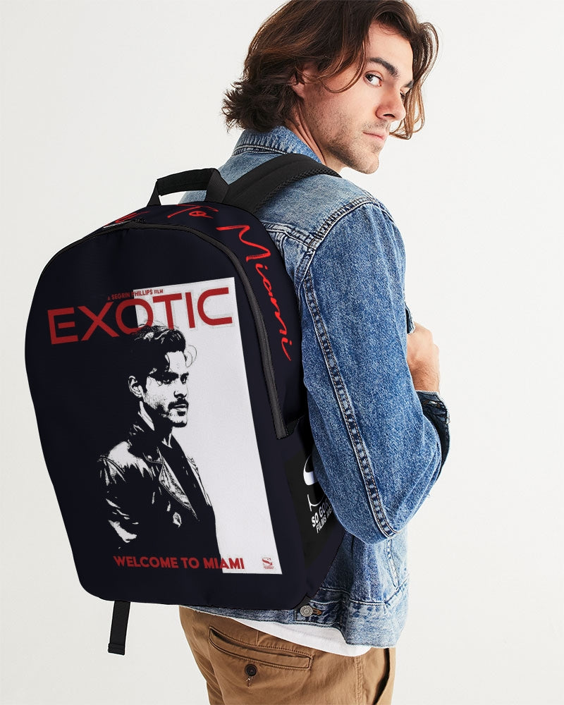 EXOTIC SF T SHIRTS FRONT Large Backpack