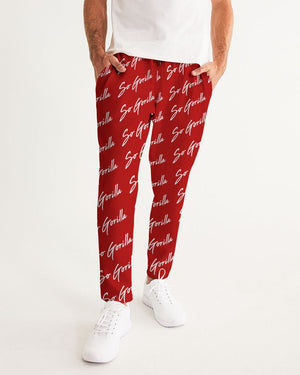 So Gorilla Red Men's Joggers