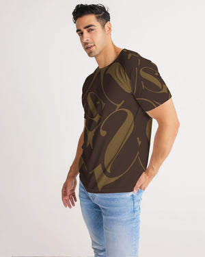 SG Kaleidoscope Brown and mustard Men's Tee