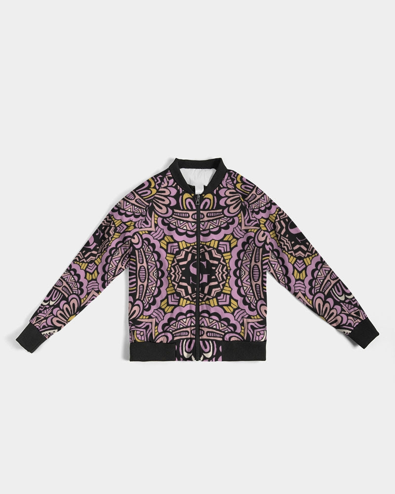 SG Lavender and gold Women's Bomber Jacket