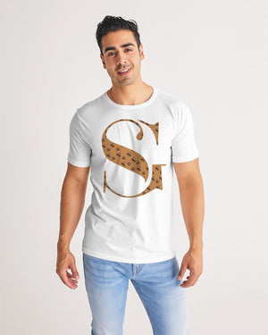 SG Signature white and timbo brown Men's Tee