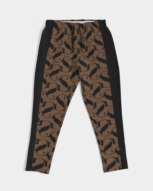 Brown and Black Men's Joggers