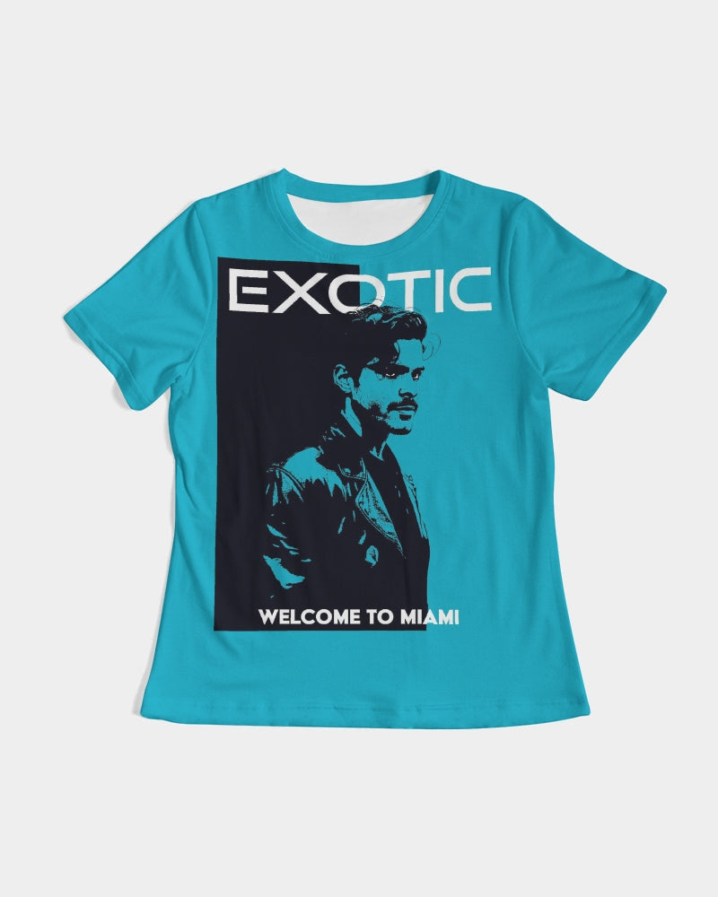 EXOTIC MOVIE TEE TEAL