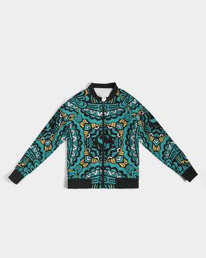 SG Teal and gold Women's Bomber Jacket