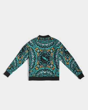 SG Teal and gold Women's Bomber Jacket