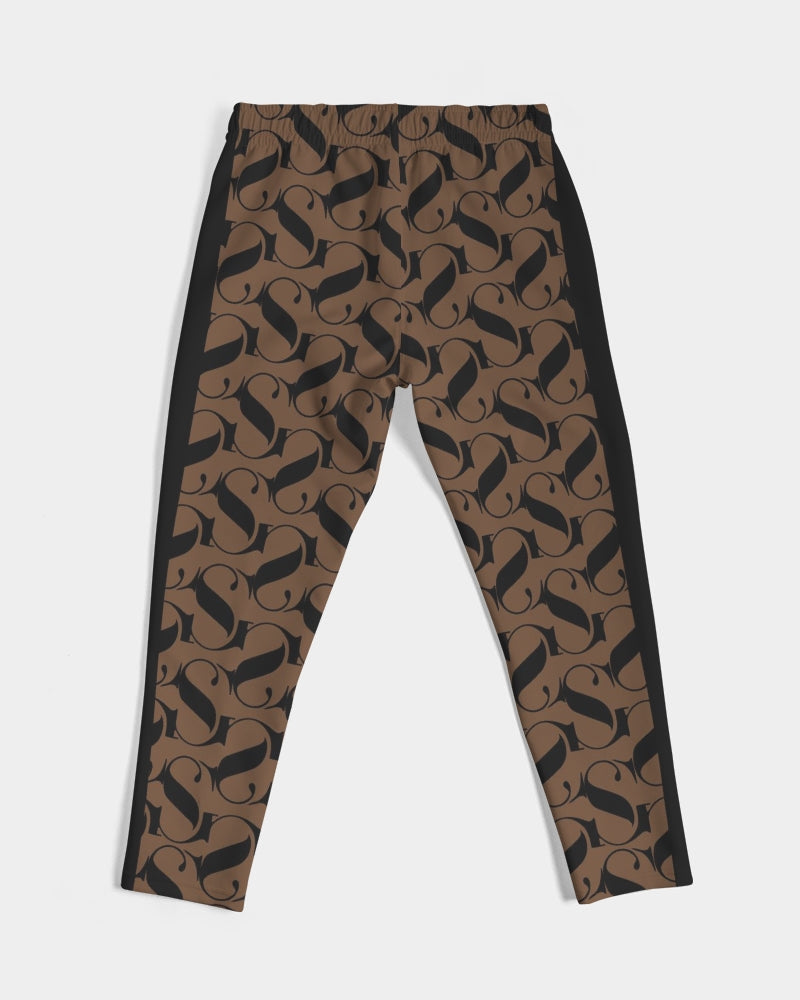 Brown and Black Men's Joggers