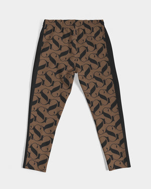 Brown and Black Men's Joggers