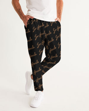 So Gorilla Black and Gold Men's Joggers