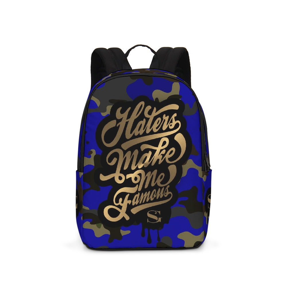 The Haters Large Backpack (Blue Camo)