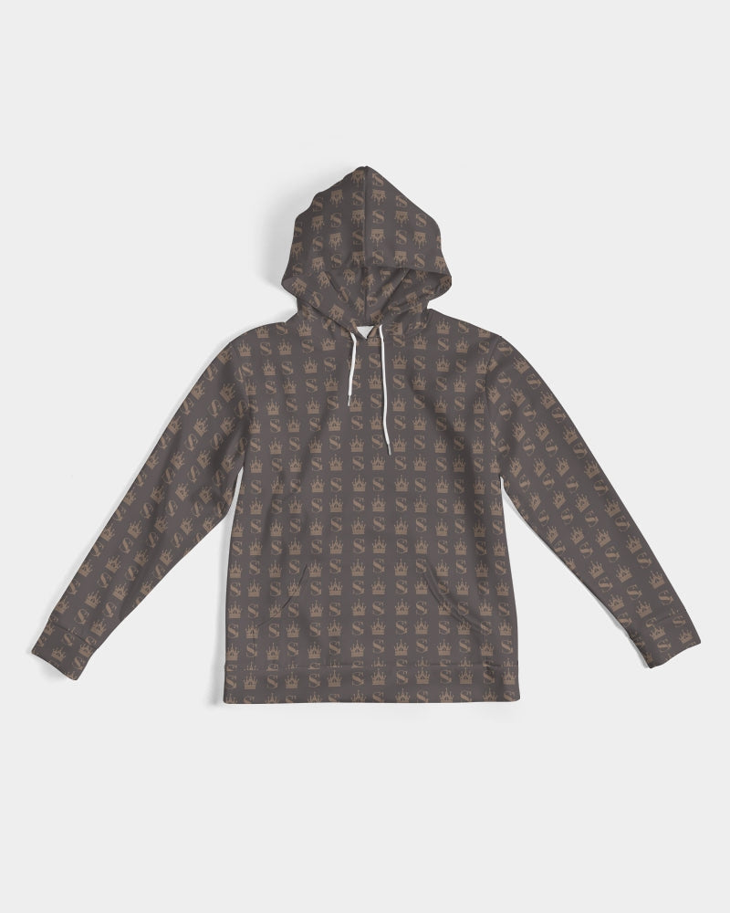 SG Signature Pattern Brown Men's Light Weight Hoodie