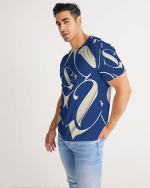 SG Kaleidoscope Blue and Grey Men's Tee
